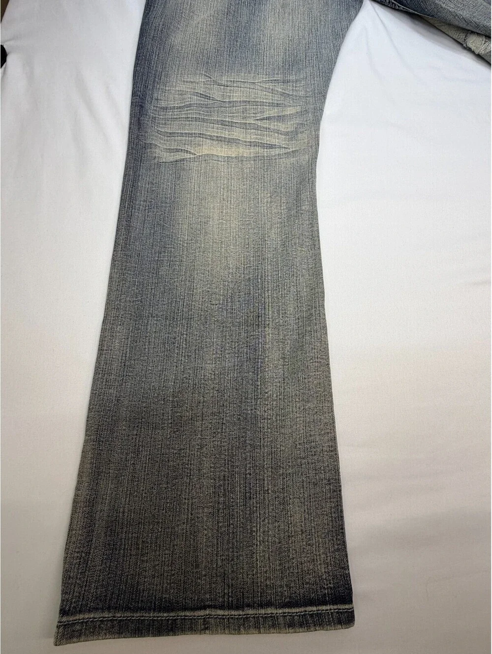 Buffalo David Bitton Men's Jeans Six-X Slim Straight Stretch Denim Size 36 Blue